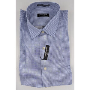 Mens Pierre Cardin Long Sleeve Dress Shirt Slim Fit M 15-15 1/2x34/35